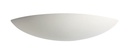 ARIC 3007 - Domino - Applique Mur Plâtre E27 77W Max.,Demi-Lune, Lpe Non Incl.