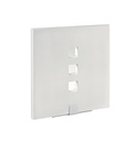 ARIC 3027 - Tosca - Applique Mur Plâtre, Carré, Blanc, Led Intég. 3X1,2W 3000K 220Lm