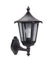 ARIC 3032 - Monaco - Appl. Mur Ext. (Bas) Ip43 Ik02, Noir, E27 100W Max., Ampoule Non Incl.