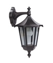 ARIC 3036 - Monaco - Appl. Mur Ext. (Haut) Ip43 Ik02, Noir, E27 100W Max., Ampoule Non Incl.