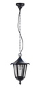 ARIC 3040 - Monaco - Suspension Ext. Ip43 Ik02, Noir, E27 100W Max., Lpe Non Incl.
