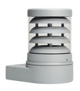 ARIC 3122 - Polo - Applique Mur Ext. Ip44 Ik07, Gris Ral9006, E27 70W Max., Ampoule Non Incl.