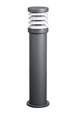 ARIC 3128 - Polo - Borne Ext. Ip65 Ik07, Graphite, E27 70W Max., Lpe Non Incl., Haut.70Cm