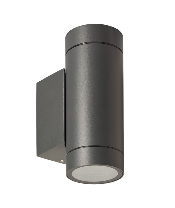 ARIC 3136 - Axo Gu10 -Appl. Mur Ext. Ip54 Ik05, Haut/Bas, Led 5W Cct 3000-4000K 500Lm Incl.