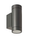 ARIC 3136 - Axo Gu10 -Appl. Mur Ext. Ip54 Ik05, Haut/Bas, Led 5W Cct 3000-4000K 500Lm Incl.