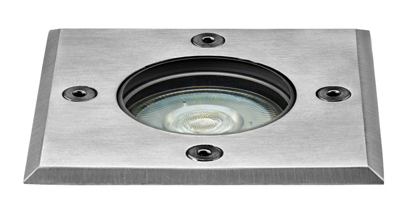 ARIC 3159 - Pavea - Enc.Sol Ext. Ip67 Ik08, Carré, Noir, Led 35W Max