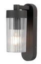 ARIC 3167 - Lili - Applique Mur Ext. Ip44 Ik04, Noir, E27 40W Max., Ampoule Non Incl.