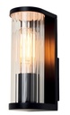 ARIC 3169 - Magali - Applique Mur Ext. Ip44 Ik04, Noir, E27 60W Max., Ampoule Non Incl.