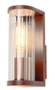 ARIC 3170 - Magali - Applique Mur Ext. Ip44 Ik04, Corten, E27 60W Max., Ampoule Non Incl.