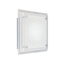 ARIC 3976 - Maggie - Applique Mur E27 60W Max, Carré, Double Verre Opale, Ampoule Non Incl.