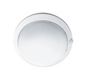 ARIC 4004 - Armilla - Hublot Ext. Ip44 Ik10, Blanc, E27 60W Max., Ampoule Non Incl., A/Sensor Ir