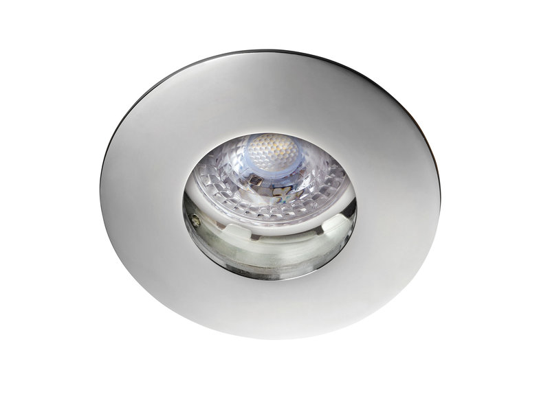 ARIC 4066 - Hidro - Encastré Gu5,3, Ip20/65, Vol.1, Rond, Fixe, Chromé, Ampoule Non Incl.