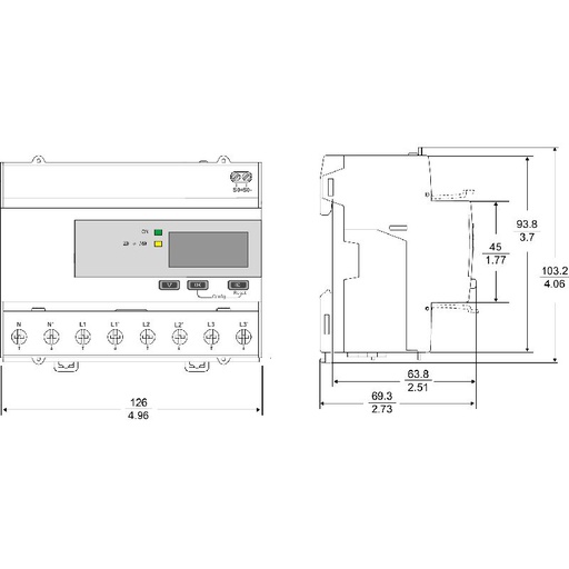 [SCHLVCT00102S] PowerLogic - TI ouvrant - T2 - 100A - sortie 0,333 LVCT00102S