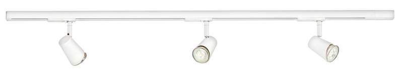 ARIC 4157 - Judy-Rail 1All. 029 +3 Spots Gu10, Blanc, A/Lpes Led 3,6W 3000K 400Lm Dimm. Incl