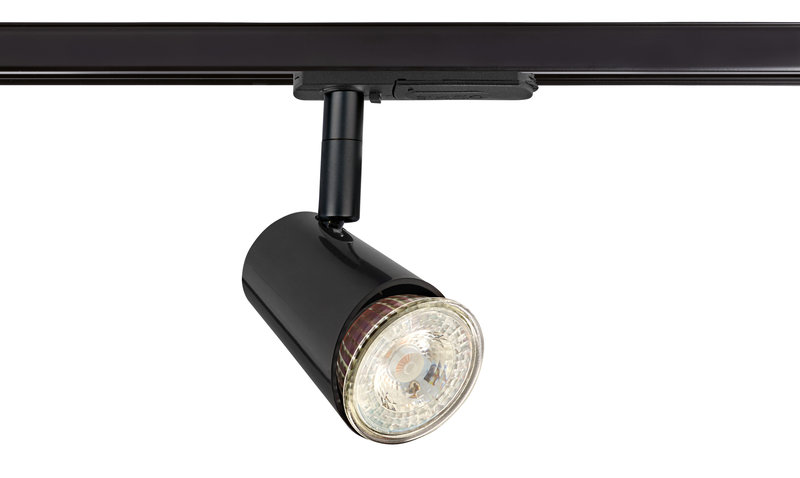 ARIC 4160 - Judy 029-Spot Rail 1 All. 029 Gu10, Noir, A/Ampoule Led 3,6W 3000K 400Lm Dimm. Incl