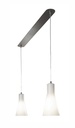 ARIC 4177 - Diana 140 - Suspension Double E27, Ø140Mm, Verre Opale, Ampoule Non Incl.