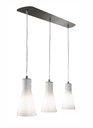 ARIC 4178 - Diana 140 - Suspension Triple E27, Ø140Mm, Verre Opale, Ampoule Non Incl.