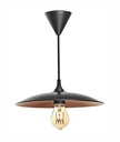 ARIC 4205 - Roma - Suspension E27 60W Max, Ø280Mm, Acier Noir/Int.Cuivré, Ampoule Non Incl.