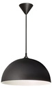 ARIC 4209 - Como - Suspension E27 60W Max, Ø335Mm, Acier Noir, Ampoule Non Incl.