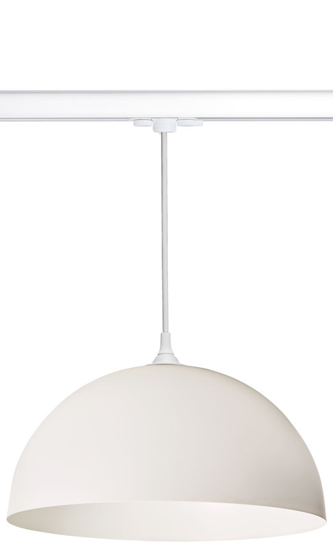 ARIC 4216 - Como 023 - Suspension E27 60W, Blanc, Ampoule Non Incl., Pour Rail 3 Allumages