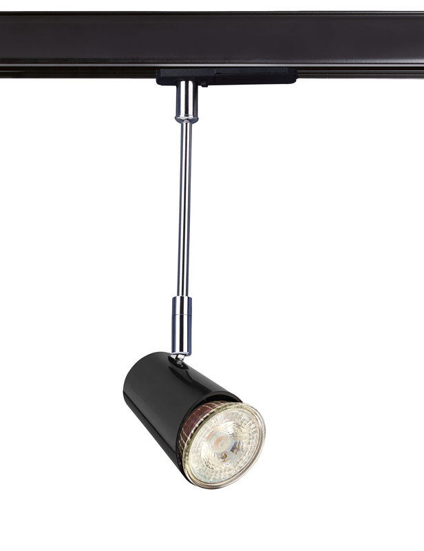 ARIC 4386 - Judy 129-Spot Rail 1 All.029 Gu10 Sur Tige, Ampoule Led 3,6W 3000K 400Lm Dimm. Incl