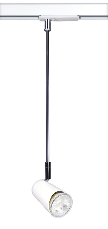 ARIC 4387 - Judy 229-Spot Rail 1 All.029 Gu10 Sur Tige, Ampoule Led 3,6W 3000K 400Lm Dimm. Incl