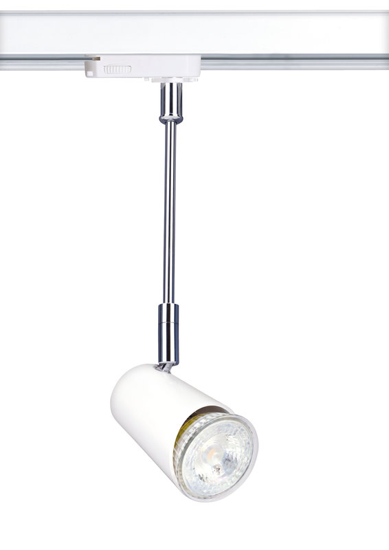 ARIC 4403 - Judy 123 - Spot Rail 3 All.023 Gu10 Sur Tige, Led 3,6W 3000K 400Lm Dimm. Incl