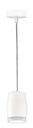 ARIC 4450 - Suspension Déco Julia Blanche A/Gu10 Led 5W Cct 3000-4000K 500Lm 15000H Dimmable