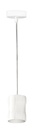 ARIC 4452 - Susp. Déco Mini Curves Blanche A/Gu10 Led 5W Cct 3000-4000K 500Lm 15000H Dimm.