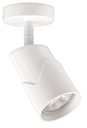 ARIC 4470 - Spot Sur Patère Kely 01 Gu10, Blanc, Led 5W Cct 3000-4000K 500Lm 15000H Incl.