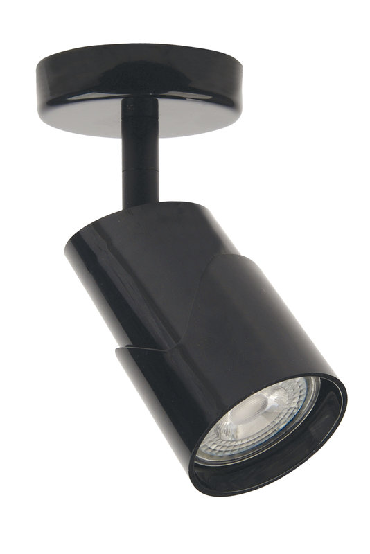 ARIC 4471 - Spot Sur Patère Kely 01 Gu10, Noir, Led 5W Cct 3000-4000K 500Lm 15000H Incl.