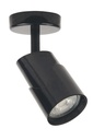 ARIC 4471 - Spot Sur Patère Kely 01 Gu10, Noir, Led 5W Cct 3000-4000K 500Lm 15000H Incl.