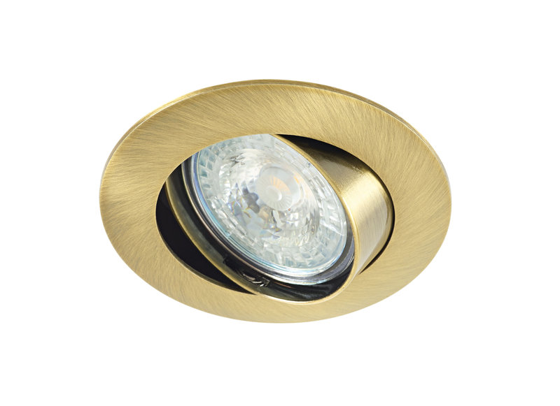 ARIC 4565 - Lunar 230 Cx-Encastré Gu10, Rond, Basc., Bronze, Connex. S/Outil, Ampoule Non Incl