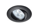 ARIC 4566 - Lunar 230 Cx-Encastré Gu10, Rond, Basc., Noir, Connex. S/Outil, Ampoule Non Incl