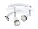 ARIC 4665 - Ecco P3 - Plafonnier 3 Spots Gu10 50W Max., Blanc, Lpes Non Incl.