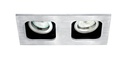 ARIC 4723 - Square 100-12 - Encastré Gu5,3, Rectang., Orient. Et Basc., Alu, Ampoule Non Incl.