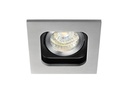 ARIC 4725 - Square 50-230 - Encastré Gu10, Carré, Orientable Et Basc., Alu, Ampoule Non Incl.