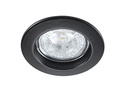 ARIC 4785 - Fixo - 12 - Encastré Gu5,3, Rond, Fixe, Noir, Ampoule Non Incl.