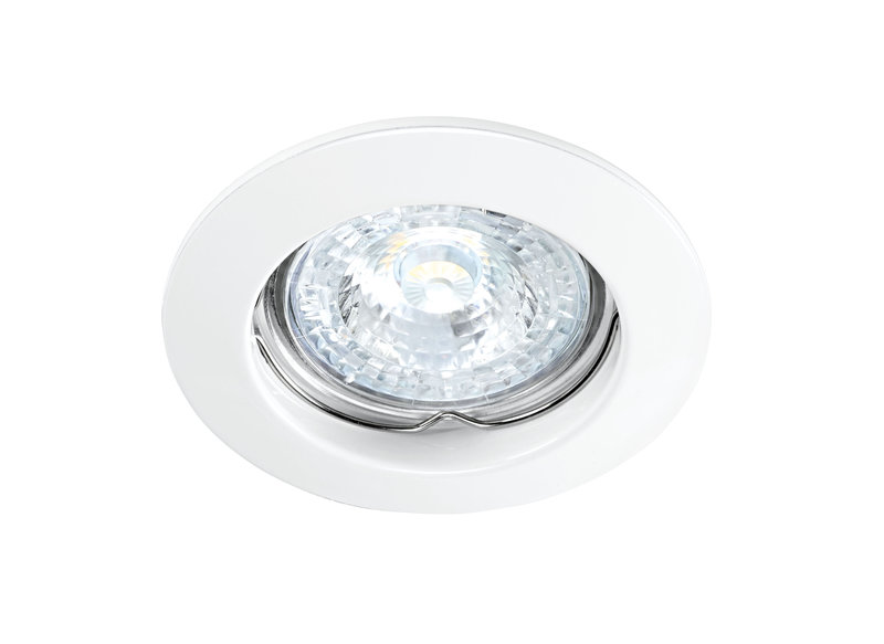 ARIC 4854 - Fixo - 12 - Encastré Gu5,3, Rond, Fixe, Blanc, Ampoule Non Incl.