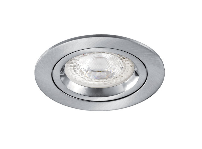 ARIC 4894 - Speed 50 R 230 - Encastré Gu10, Rond, Fixe, Nickel, Ampoule Non Incl.