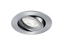 ARIC 4896 - Speed 70 R 230 - Encastré Gu10, Rond, Basculant, Nickel, Ampoule Non Incl.