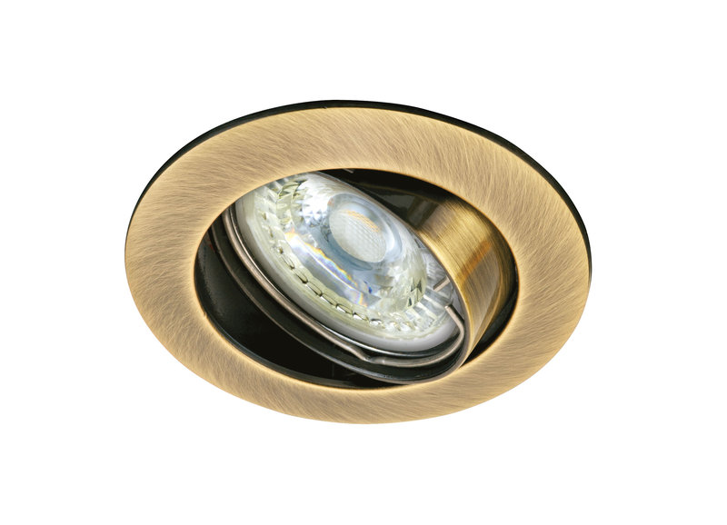 ARIC 4902 - Galaxy - Encastré Gu10, Rond, Basculant, Bronze, Ampoule Non Incl.,Conx°S/Outil