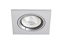 ARIC 4971 - Speed 50 C 230 - Encastré Gu10, Carré, Fixe, Nickel, Ampoule Non Incl.