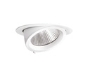 ARIC 50194 - Randy 4 - Downlight Rond, Orientable, Blanc, 70°, Led Intég 41W 3000K 4000Lm