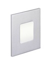 ARIC 50264 - Baliz 2 - Encastré Mur Carré, Fixe, Gris, Led Intég. 1,8W 4000K 40Lm