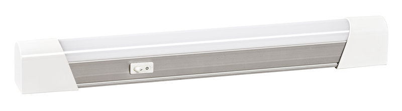 ARIC 50426 - Tori - Réglette Meuble Lg.350Mm Ip20, Alu, Led Intég. 5,5W 4000K 400Lm, A/Inter