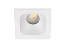 ARIC 50444 - Ivaro - Downlight Carré Fixe Blanc, Ip20/54, Led Intég. 30° 8,5W 4000K 850Lm.