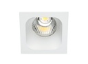 ARIC 50446 - Ivaro - Downlight Carré Fixe Blanc, Ip44, Led Intég. 65° 34W 4000K 3500Lm
