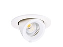ARIC 50453 - Randy S - Downlight Rond, Orientable, Blanc, 36°, Led Intég 7,7W 3000K 800Lm