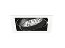 ARIC 50470 - Kit Quadra Mono -Downlight Orient. Blanc, Module Led 26,6W 3000K 40° 3200Lm Incl